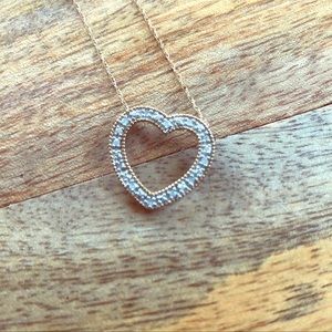 Diamond Heart Pendant Necklace